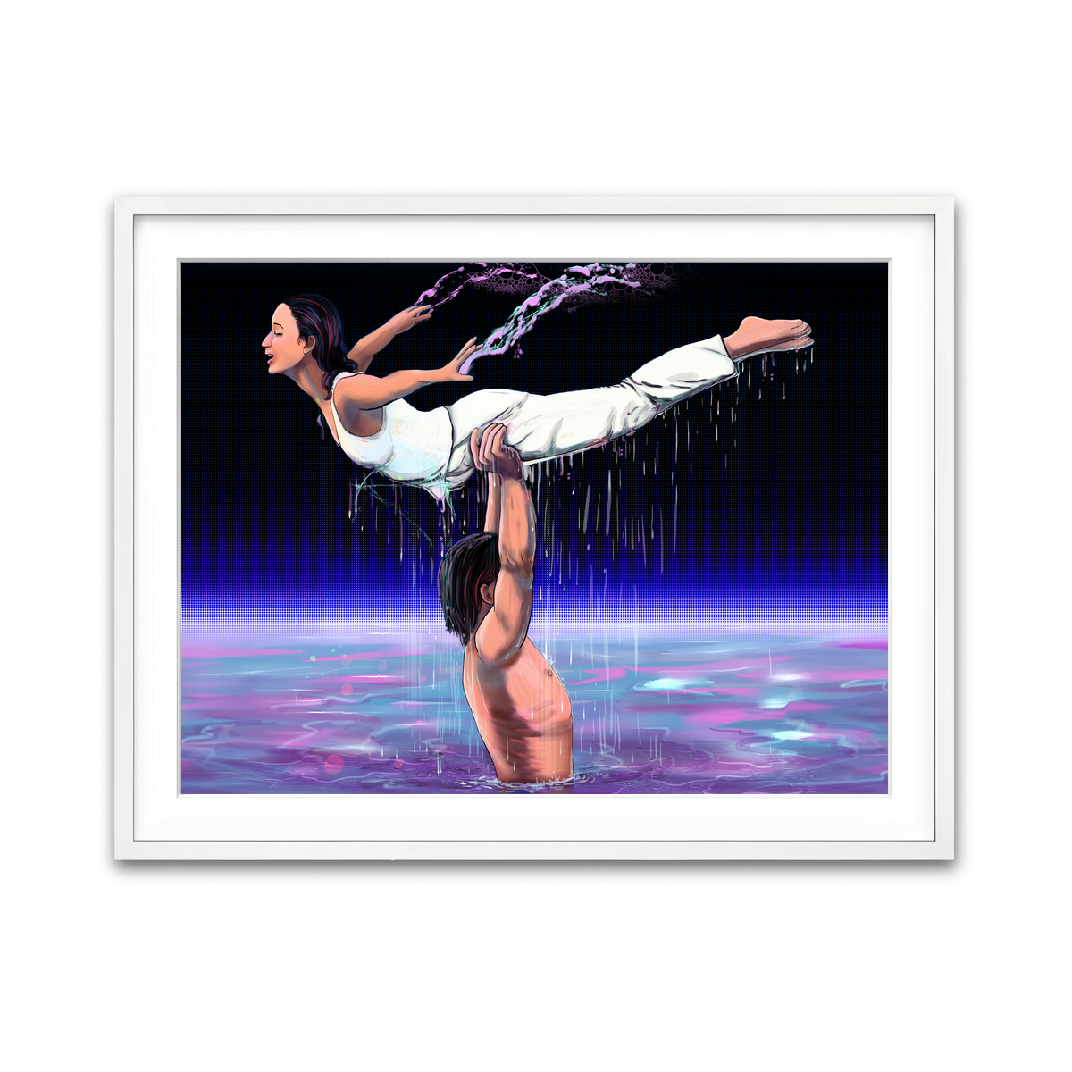 Framed Print 4x3 White