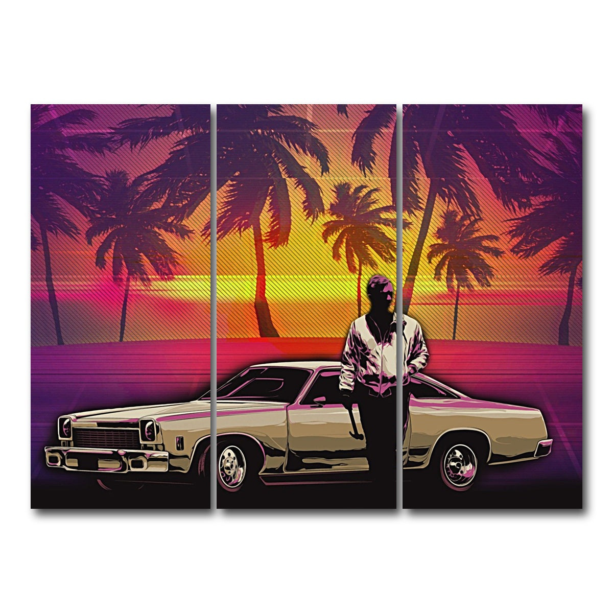 AUTO-MOCKUP WHITE | abstract drive | 3 Piece | Gallery Wrap Canvas | group=8x18