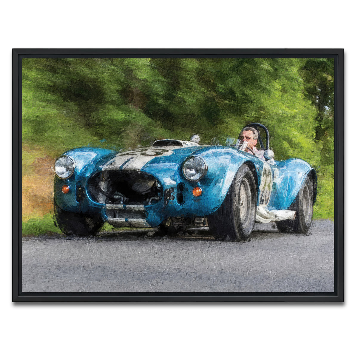 AUTO-MOCKUP WHITE | ac cobra 1 | 1 Piece | Black Framed Canvas | group=4x3