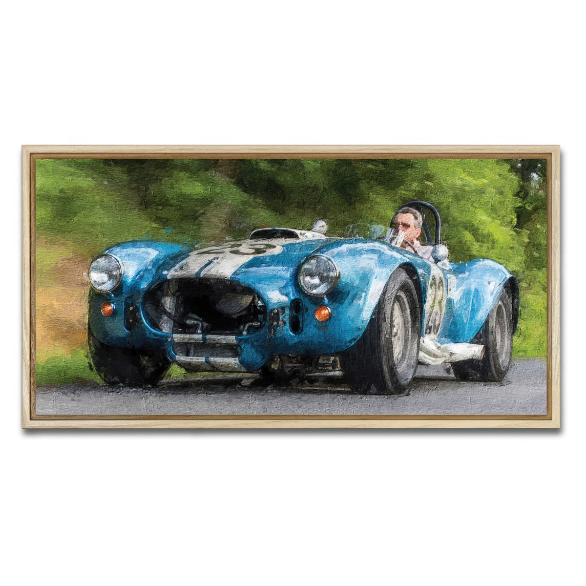 AUTO-MOCKUP WHITE | ac cobra 1 | 1 Piece | Natural Framed Canvas | group=2x1