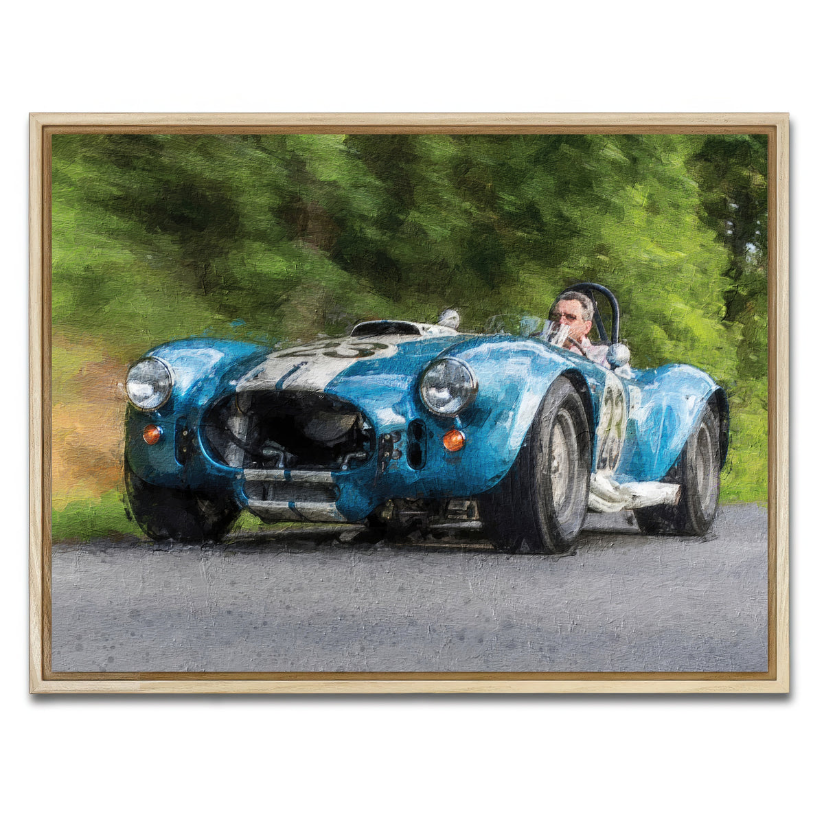 AUTO-MOCKUP WHITE | ac cobra 1 | 1 Piece | Natural Framed Canvas | group=4x3