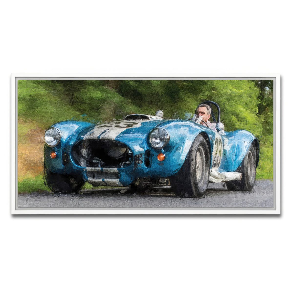 AUTO-MOCKUP WHITE | ac cobra 1 | 1 Piece | White Framed Canvas | group=2x1