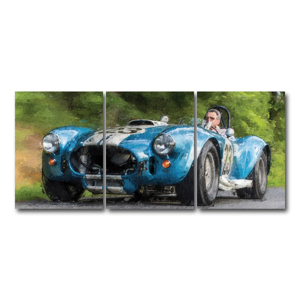 AUTO-MOCKUP WHITE | ac cobra 1 | 3 Piece | Gallery Wrap Canvas | group=18x24