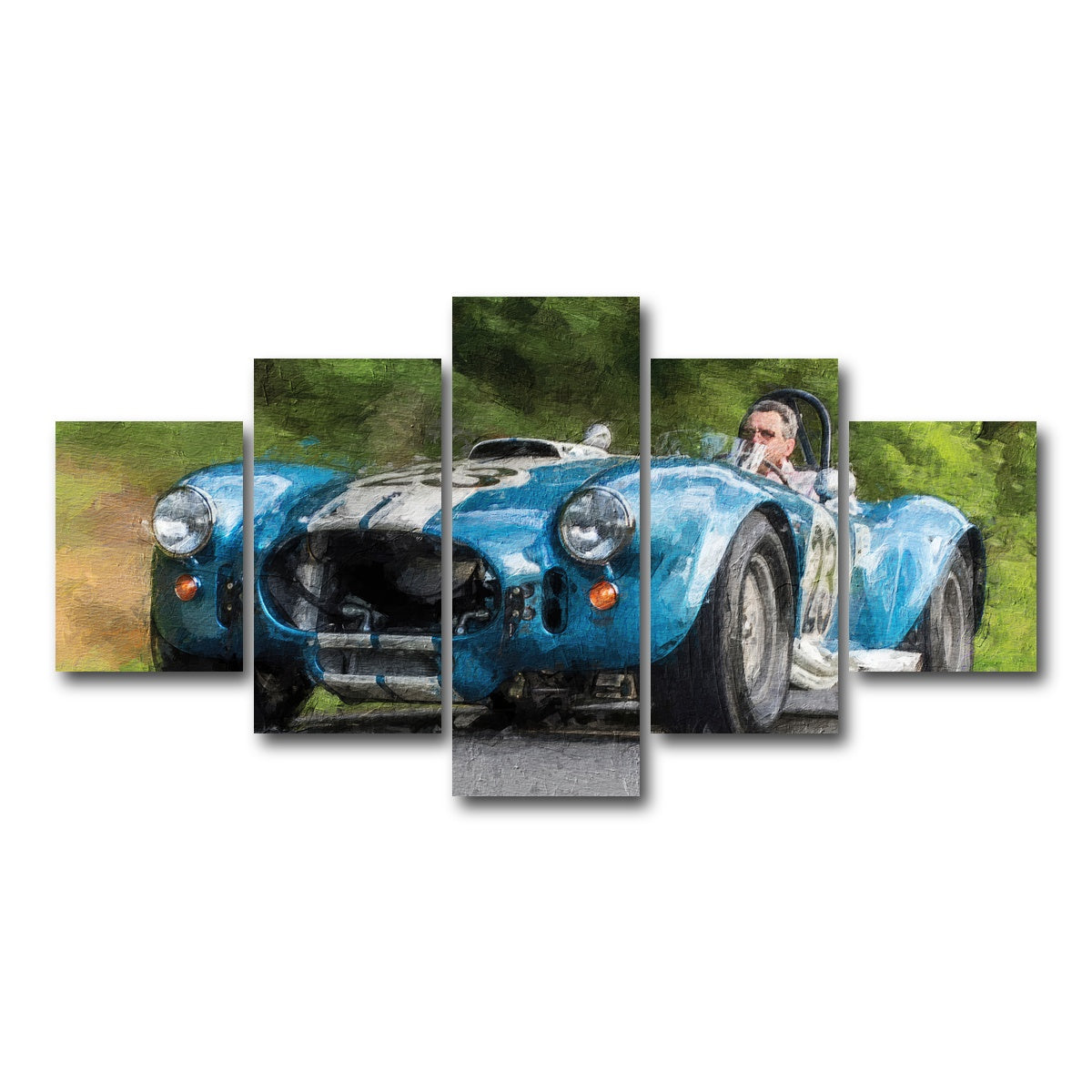AUTO-MOCKUP WHITE | ac cobra 1 | 5 Piece | Gallery Wrap Canvas | group=5_short