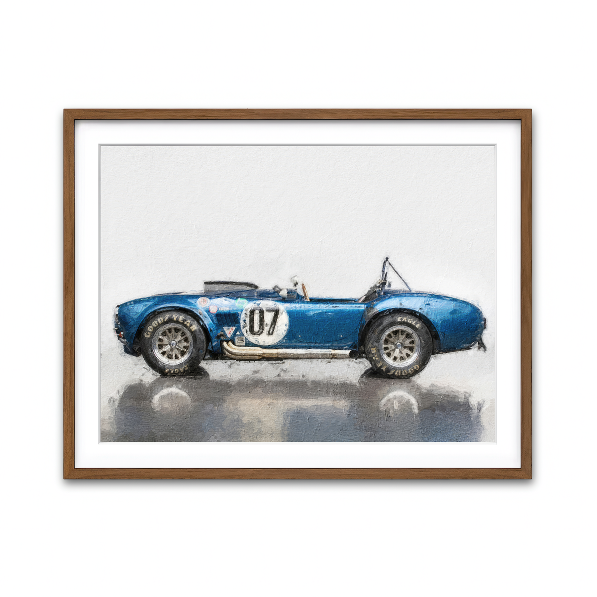 Framed Print 4x3 Walnut