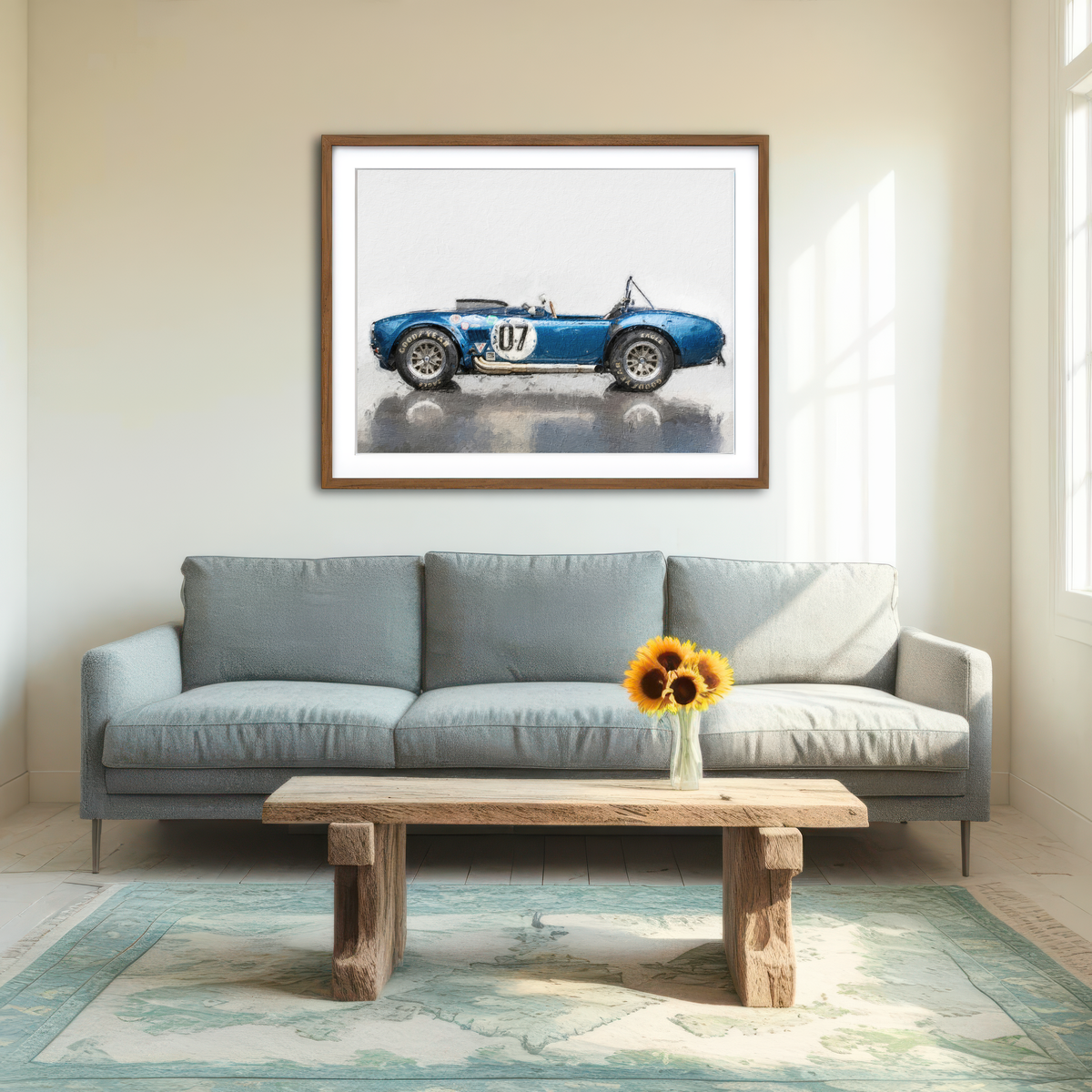 AUTO-MOCKUP ROOM | AC Cobra 2 Wall Art