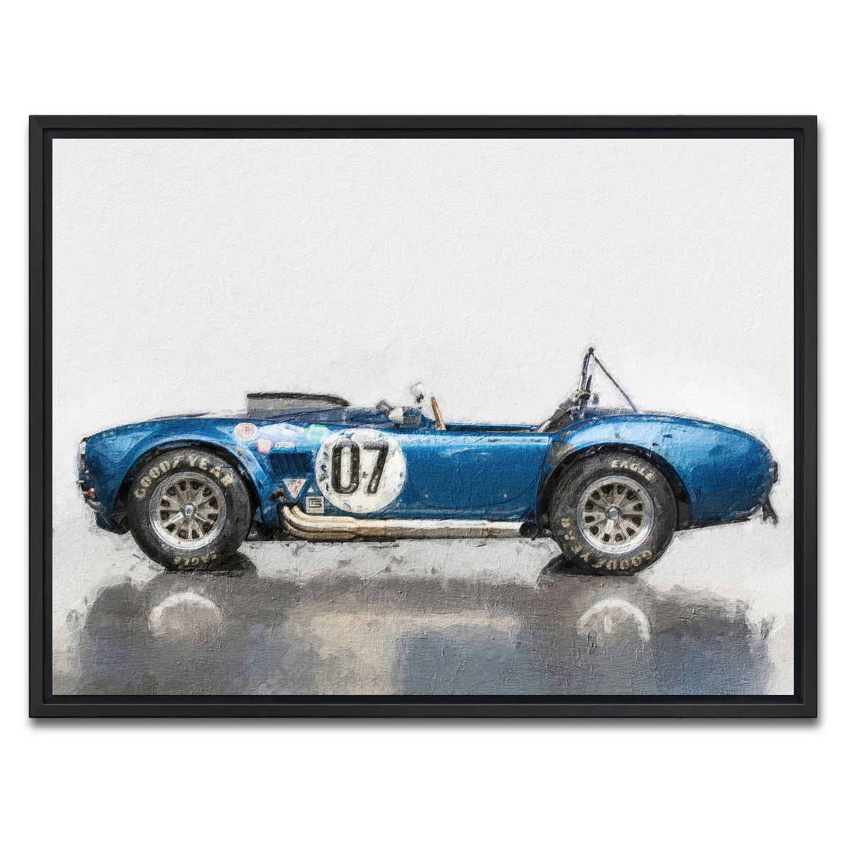 AUTO-MOCKUP WHITE | ac cobra 2 | 1 Piece | Black Framed Canvas | group=4x3