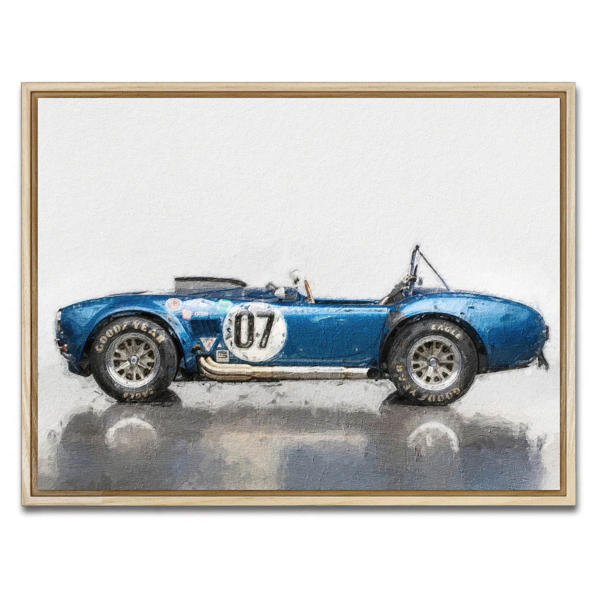 AUTO-MOCKUP WHITE | ac cobra 2 | 1 Piece | Natural Framed Canvas | group=4x3