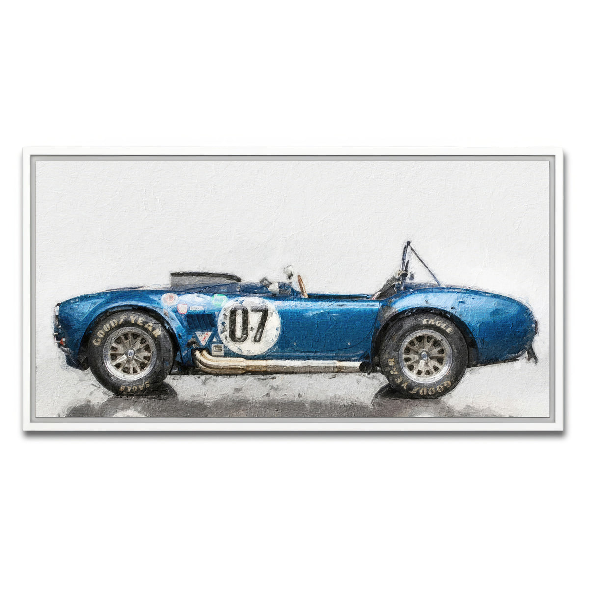 AUTO-MOCKUP WHITE | ac cobra 2 | 1 Piece | White Framed Canvas | group=2x1