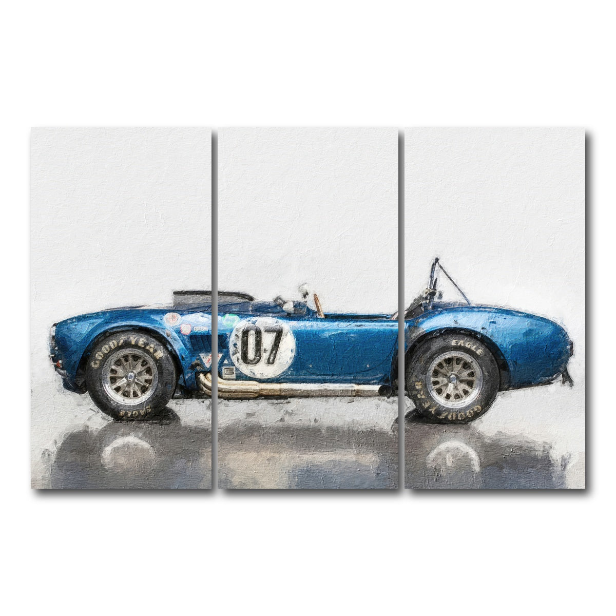 AUTO-MOCKUP WHITE | ac cobra 2 | 3 Piece | Gallery Wrap Canvas | group=12x24