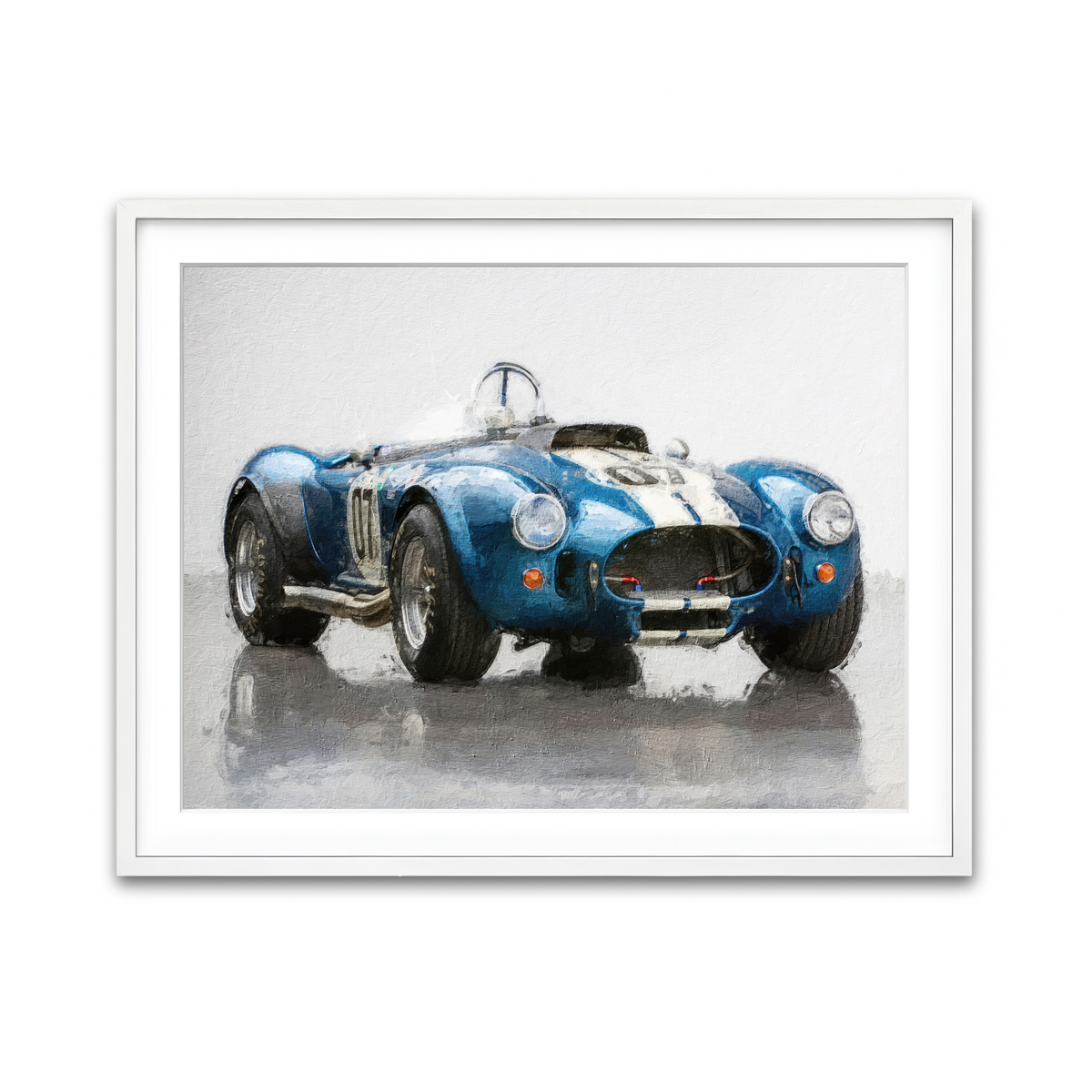 Framed Print 4x3 White