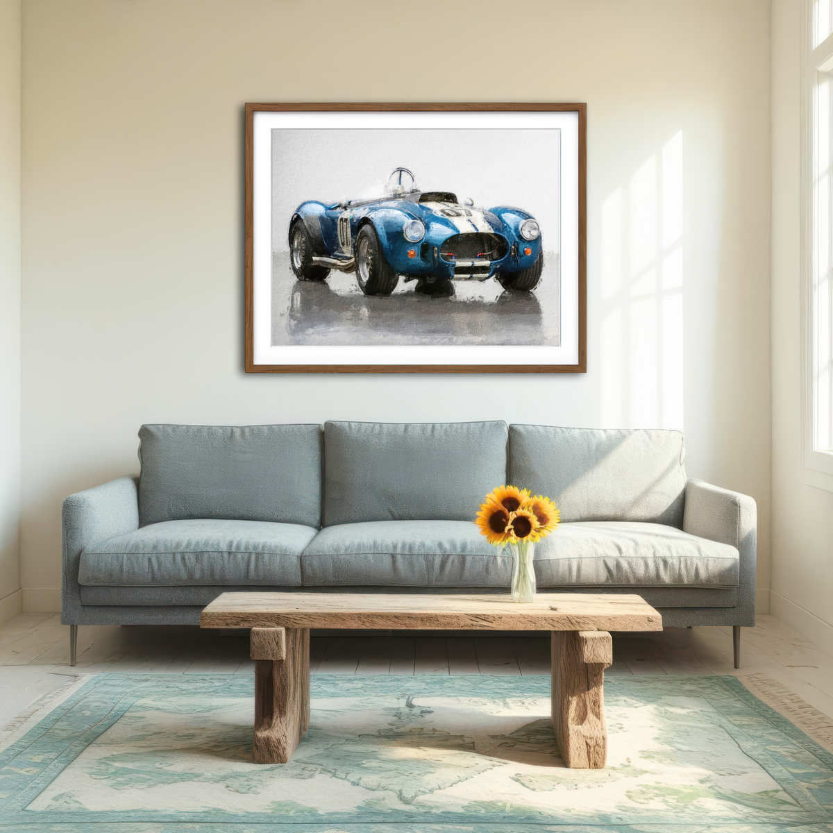 AUTO-MOCKUP ROOM | AC Cobra 5 Wall Art