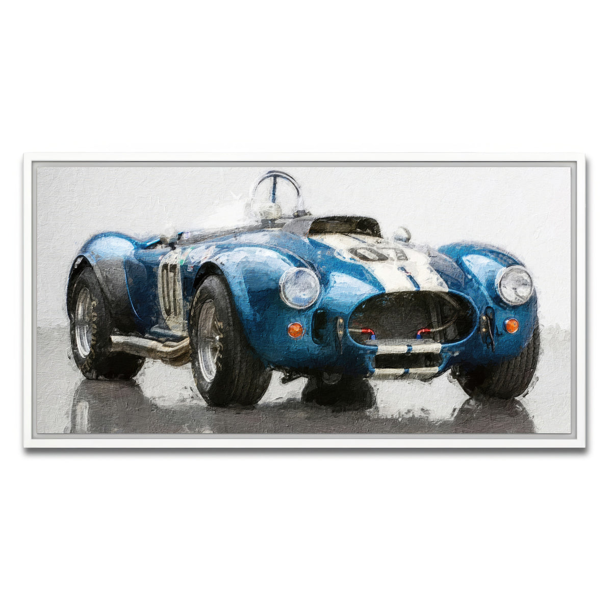 AUTO-MOCKUP WHITE | ac cobra 5 | 1 Piece | White Framed Canvas | group=2x1