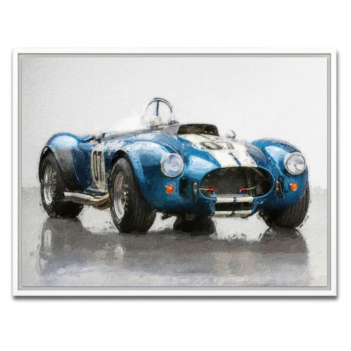 AUTO-MOCKUP WHITE | ac cobra 5 | 1 Piece | White Framed Canvas | group=4x3