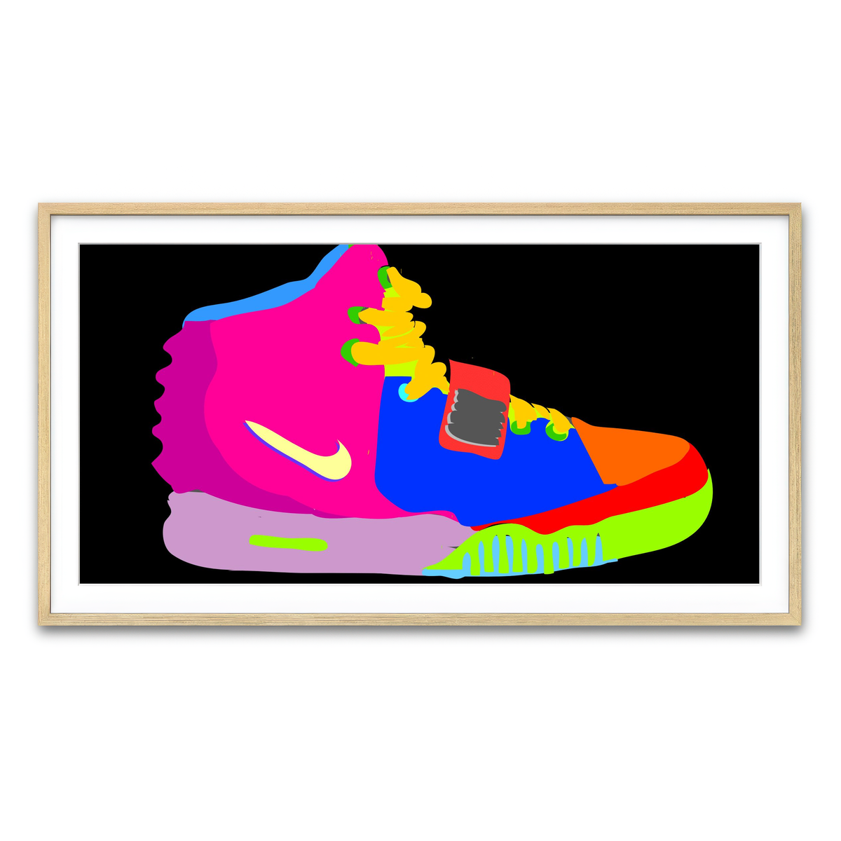 Framed Print 2x1 Natural