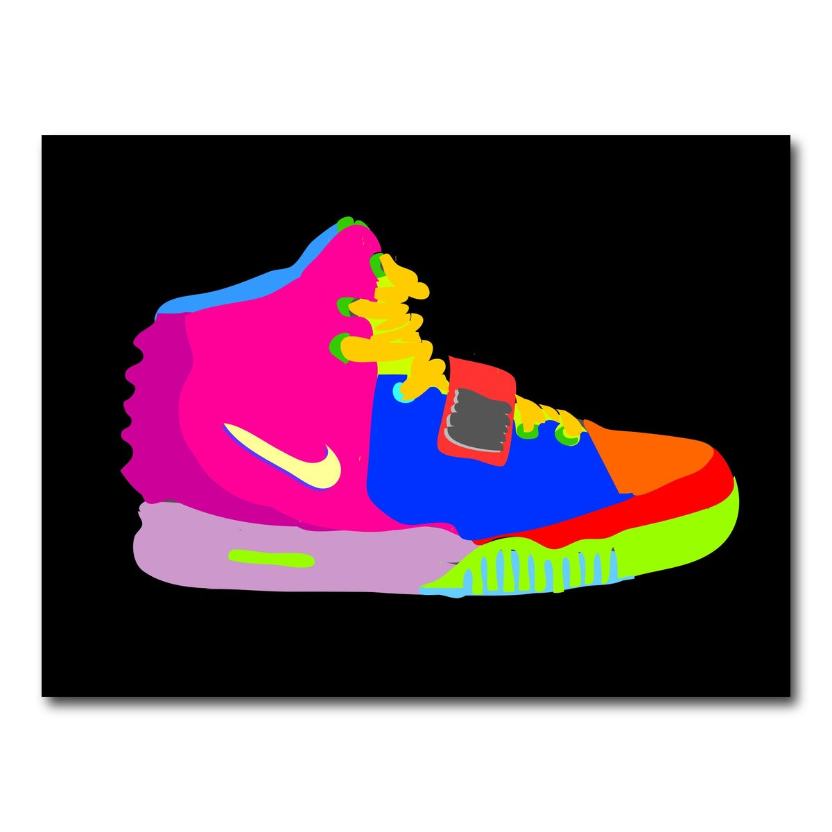 AUTO-MOCKUP WHITE | air yeezy and them | 1 Piece | Gallery Wrap Canvas | group=4x3