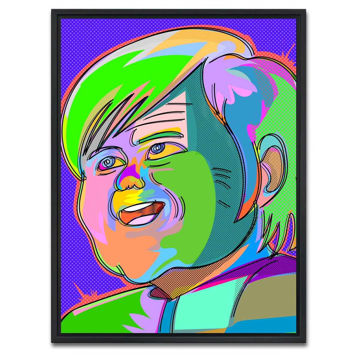 AUTO-MOCKUP WHITE | akira ghost | 1 Piece | Black Framed Canvas | group=3x4