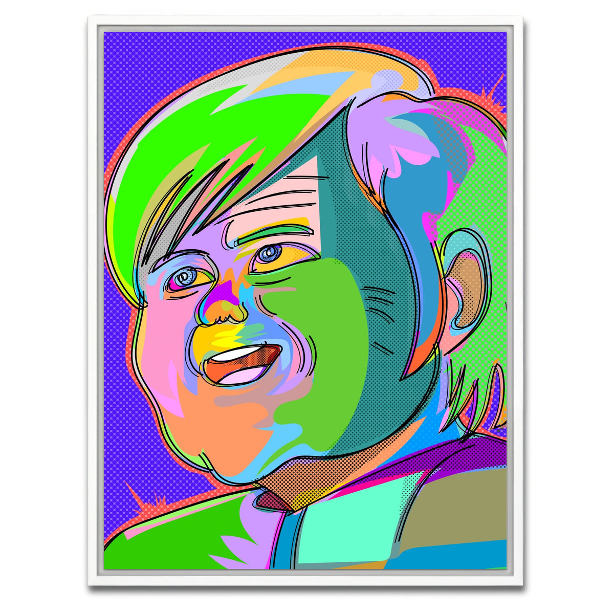 AUTO-MOCKUP WHITE | akira ghost | 1 Piece | White Framed Canvas | group=3x4