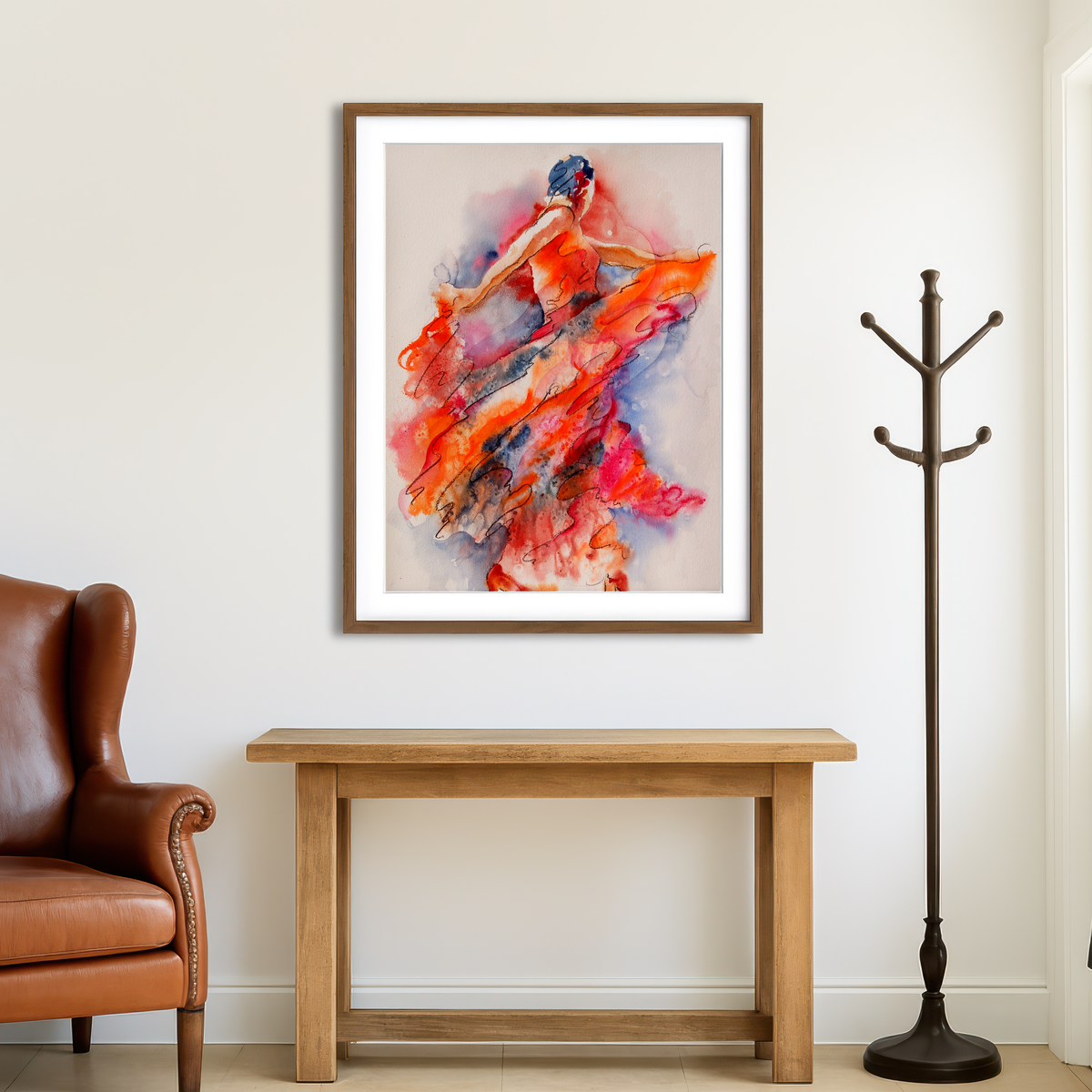 AUTO-MOCKUP ROOM | Allure Of The Flamenco Wall Art