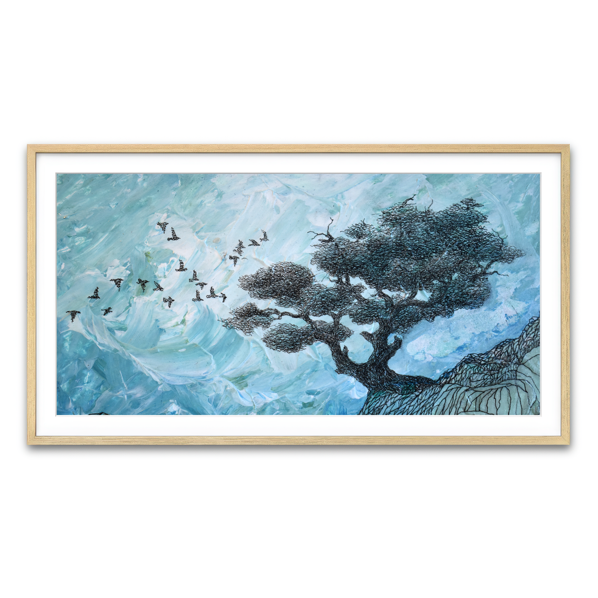 Framed Print 2x1 Natural