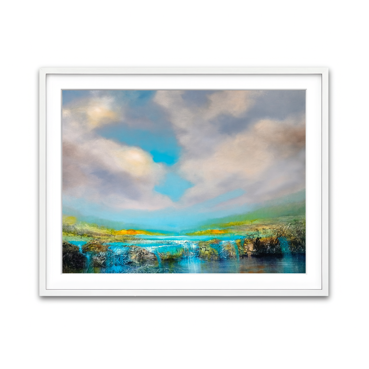 Framed Print 4x3 White