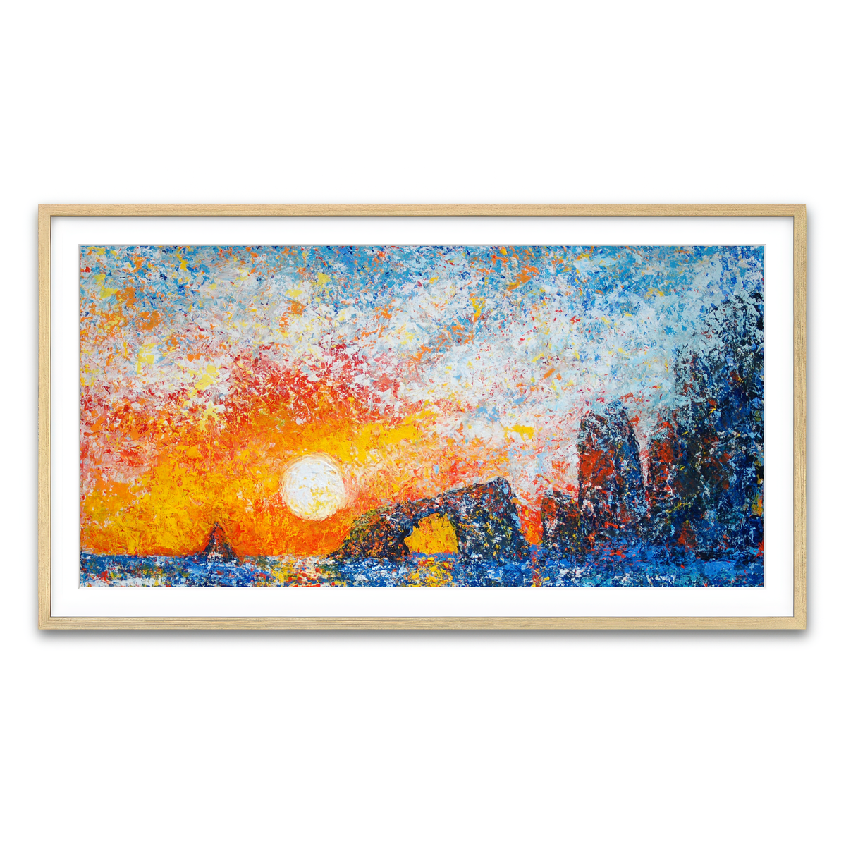 Framed Print 2x1 Natural