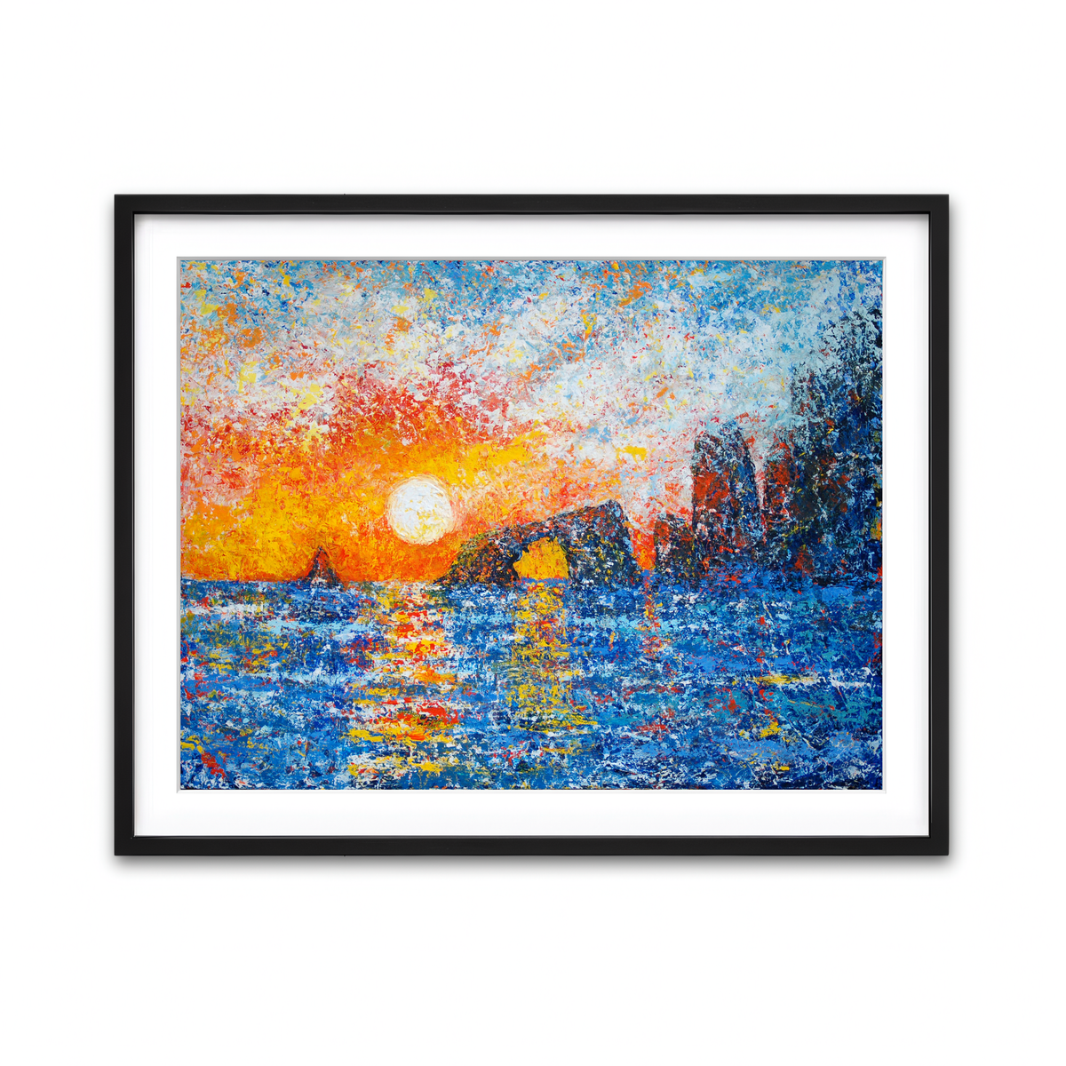 Framed Print 4x3 Black