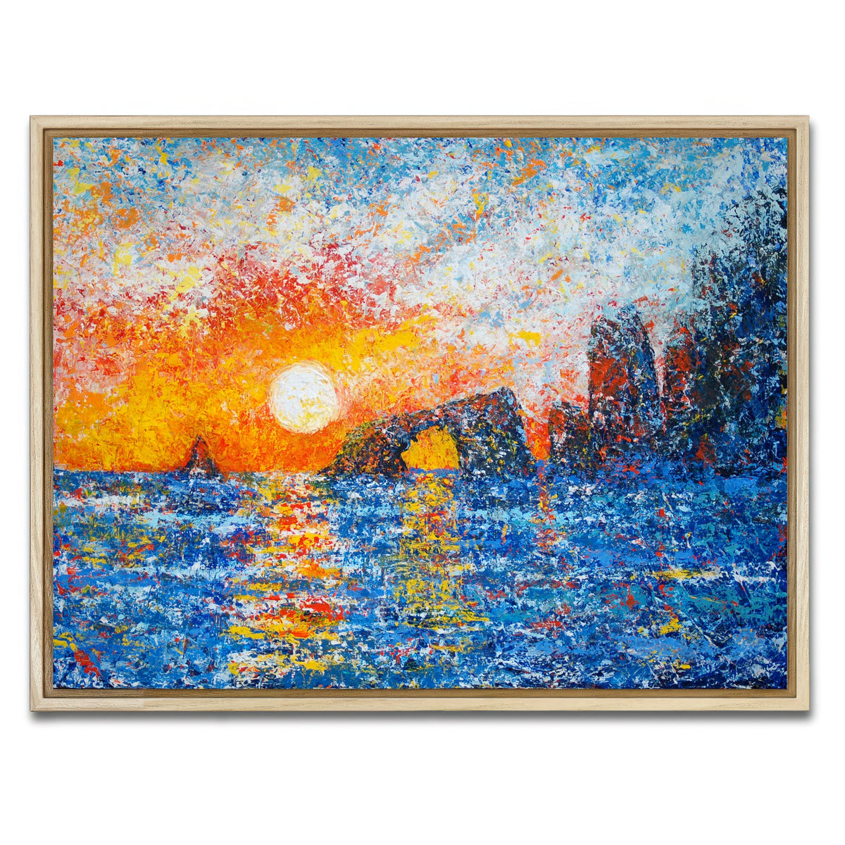 AUTO-MOCKUP WHITE | anacapa islands splendor | 1 Piece | Natural Framed Canvas | group=4x3