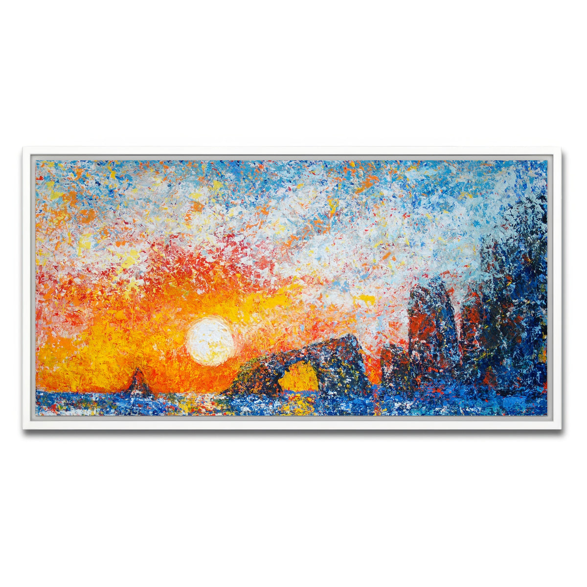 AUTO-MOCKUP WHITE | anacapa islands splendor | 1 Piece | White Framed Canvas | group=2x1