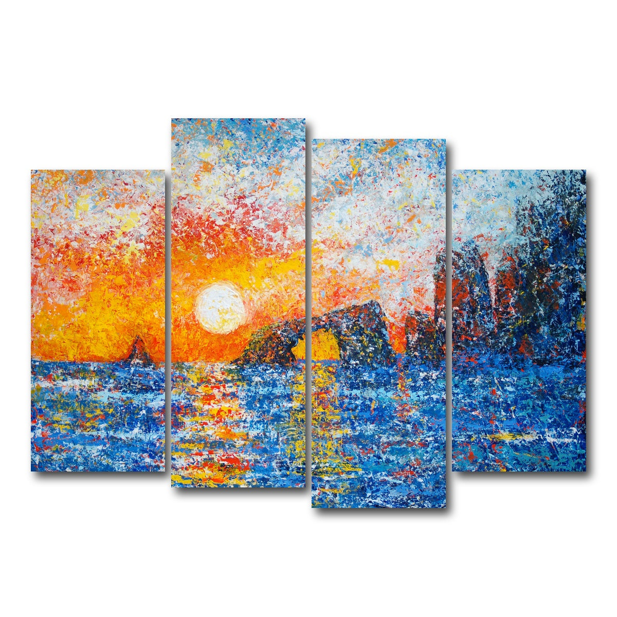 AUTO-MOCKUP WHITE | anacapa islands splendor | 4 Piece | Gallery Wrap Canvas | group=4_normal