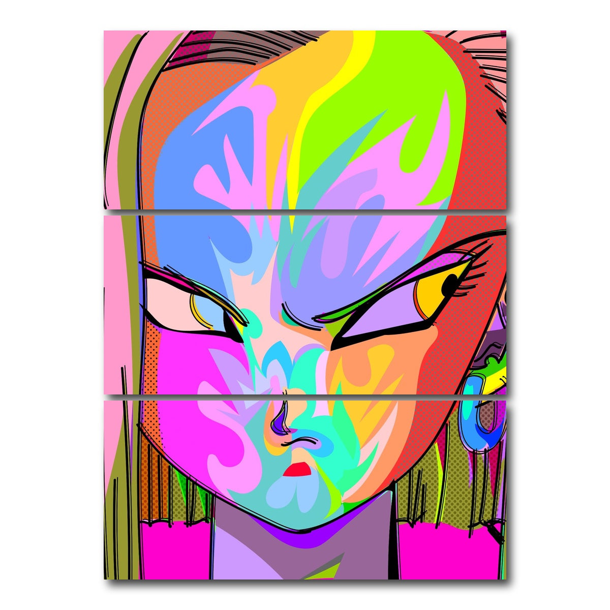 AUTO-MOCKUP WHITE | android | 3 Piece | Gallery Wrap Canvas | group=8x18_stacked