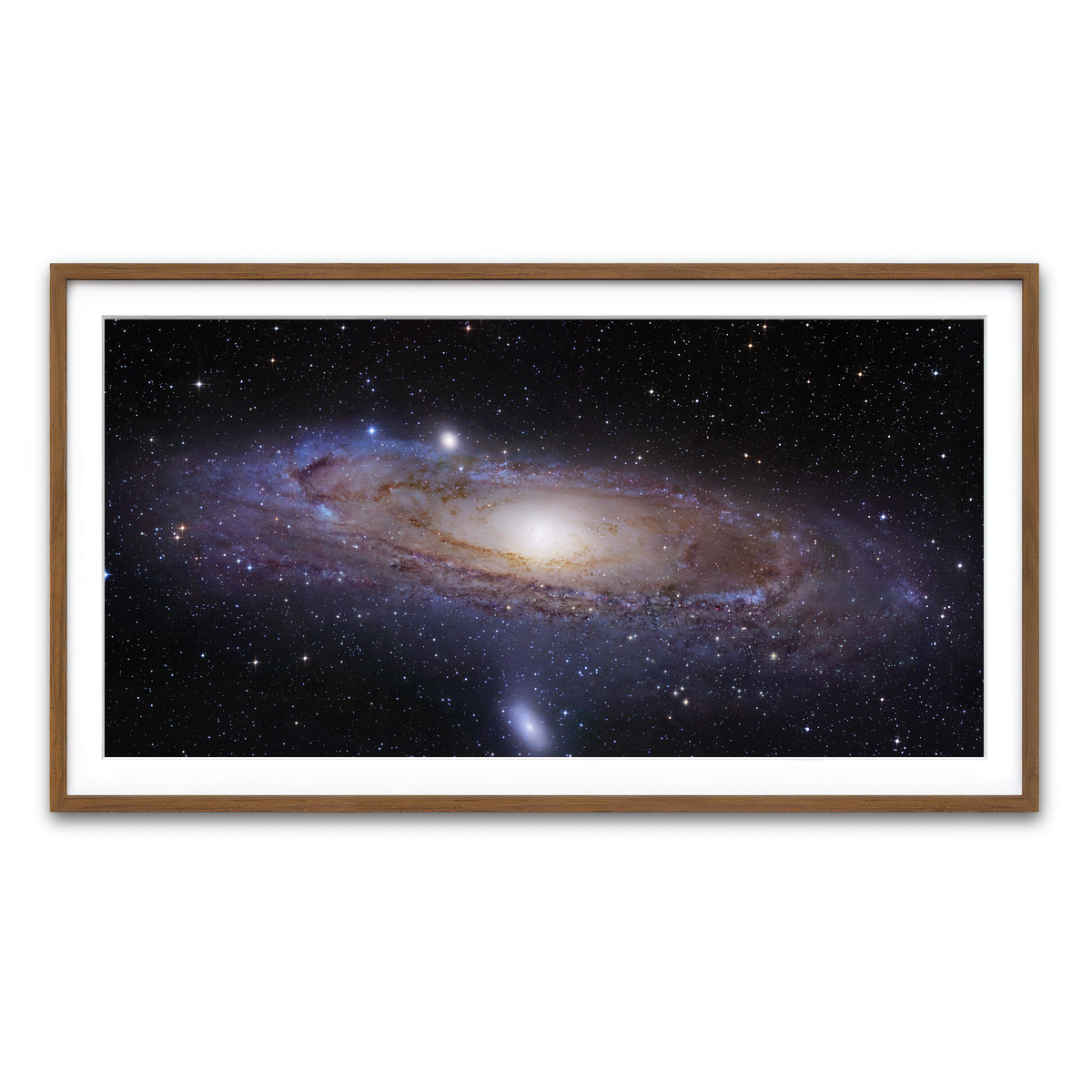 Framed Print 2x1 Walnut