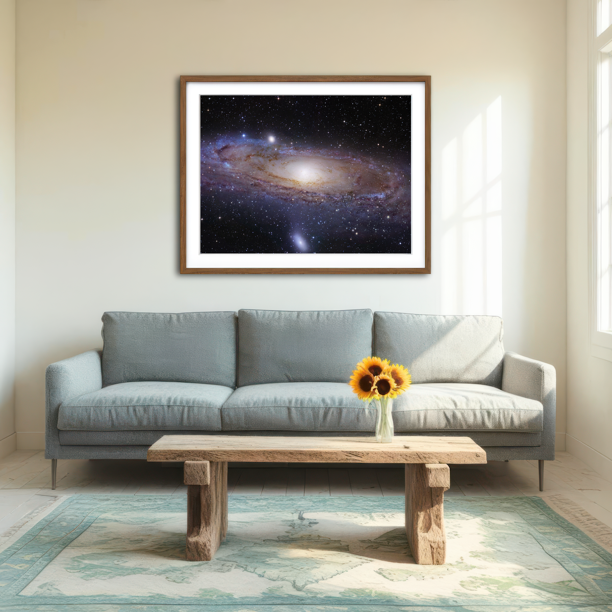AUTO-MOCKUP ROOM | Andromeda Galaxy Wall Art