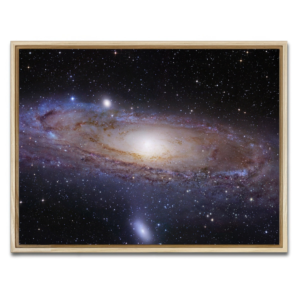 AUTO-MOCKUP WHITE | andromeda Galaxy | 1 Piece | Natural Framed Canvas | group=4x3