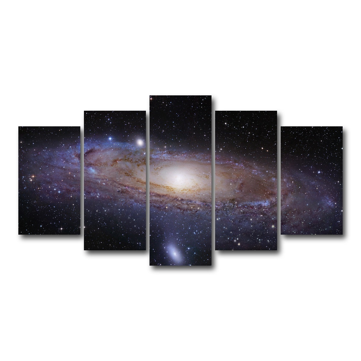 AUTO-MOCKUP WHITE | andromeda Galaxy | 5 Piece | Gallery Wrap Canvas | group=5_normal