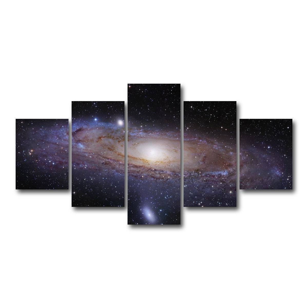 AUTO-MOCKUP WHITE | andromeda Galaxy | 5 Piece | Gallery Wrap Canvas | group=5_short