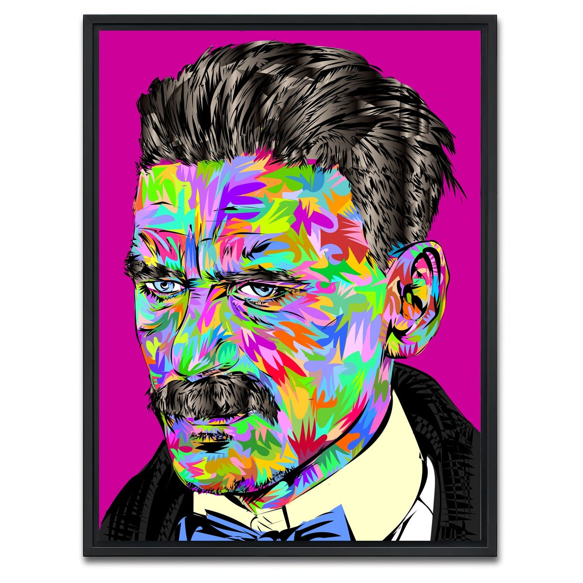 AUTO-MOCKUP WHITE | arthur shelby color splash | 1 Piece | Black Framed Canvas | group=3x4