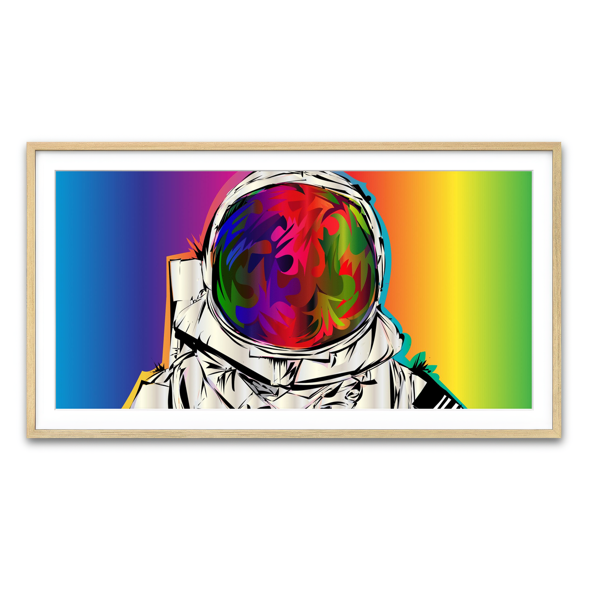 Framed Print 2x1 Natural