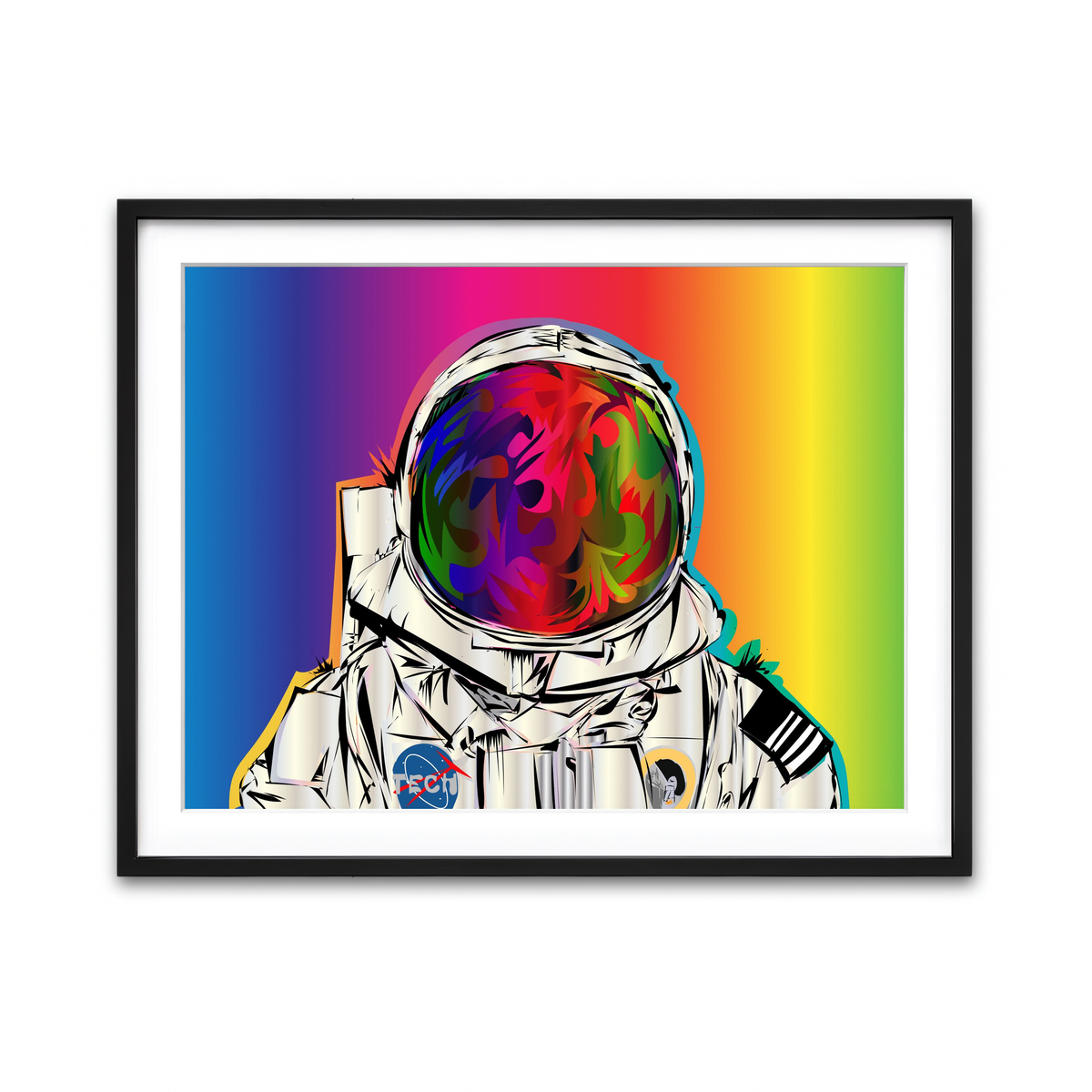 Framed Print 4x3 Black