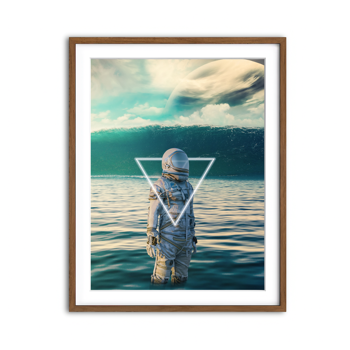 Framed Print 3x4 Walnut