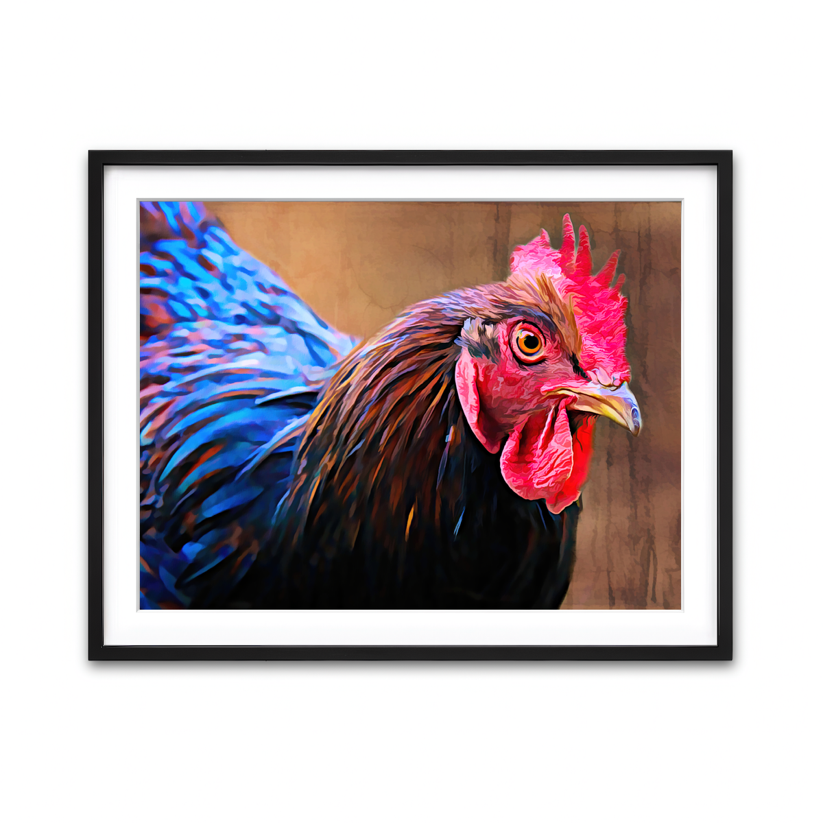 Framed Print 4x3 Black
