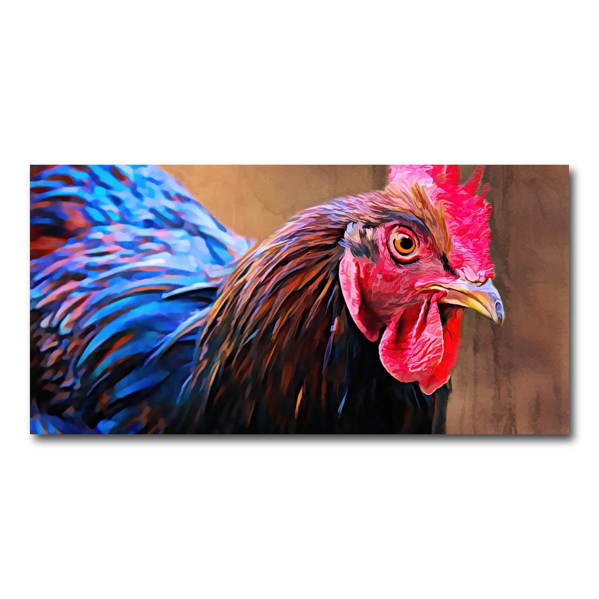 AUTO-MOCKUP WHITE | australorp chicken | 1 Piece | Gallery Wrap Canvas | group=2x1