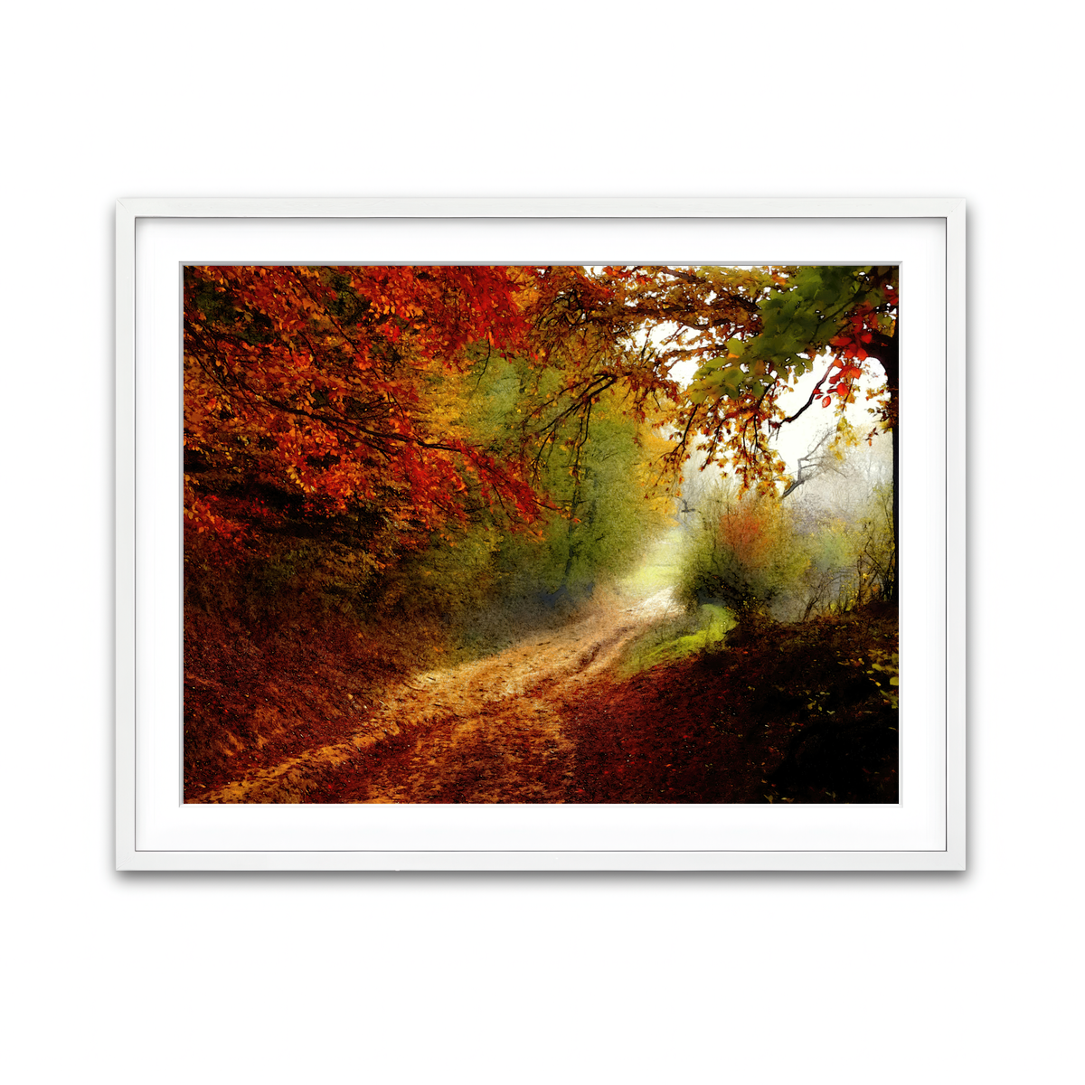 Framed Print 4x3 White