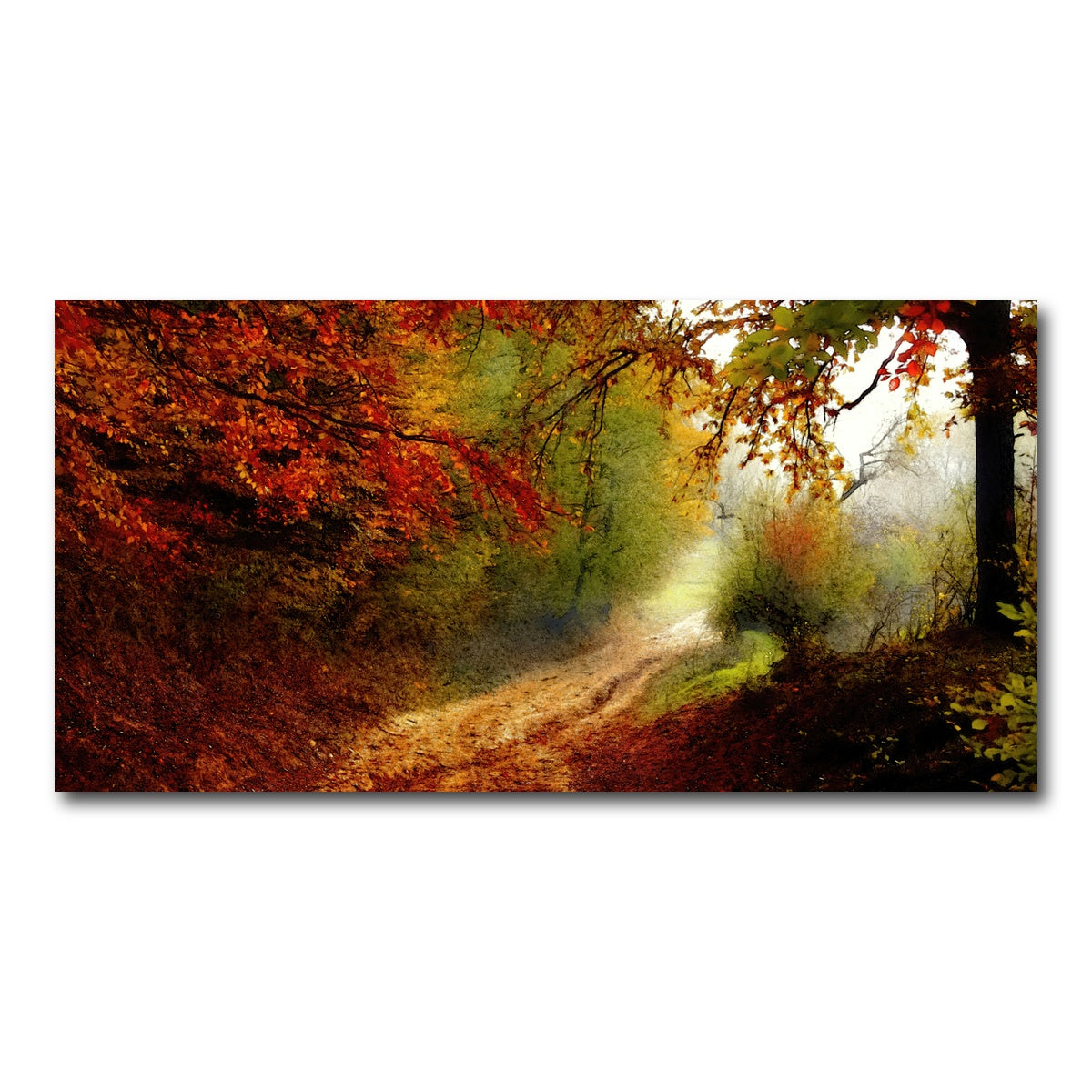 AUTO-MOCKUP WHITE | autumn forest edge | 1 Piece | Gallery Wrap Canvas | group=2x1