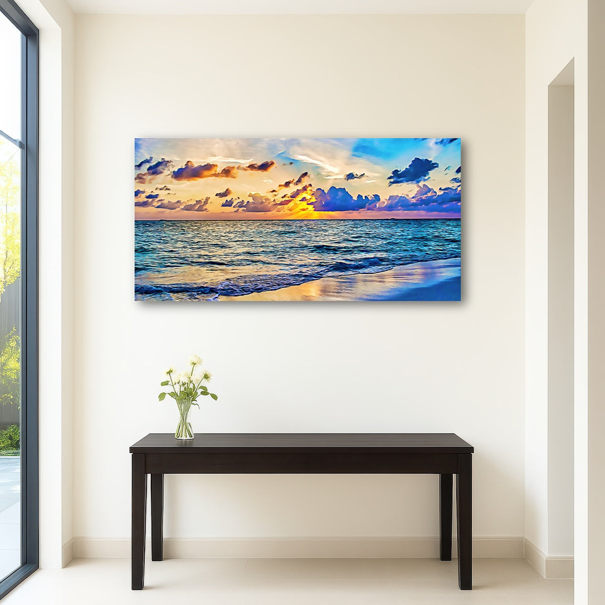 AUTO-MOCKUP ROOM | azure sunset