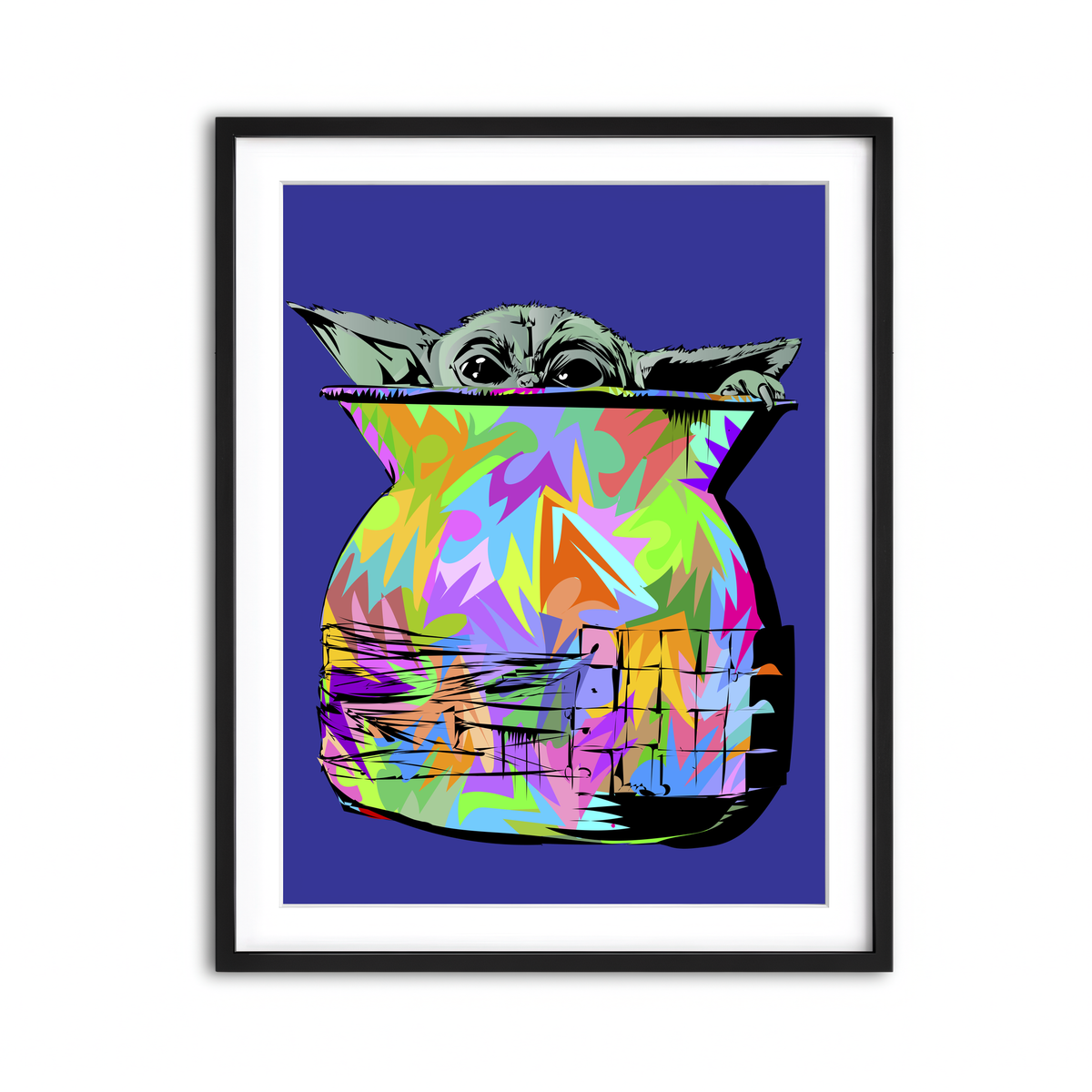 Framed Print 3x4 Black