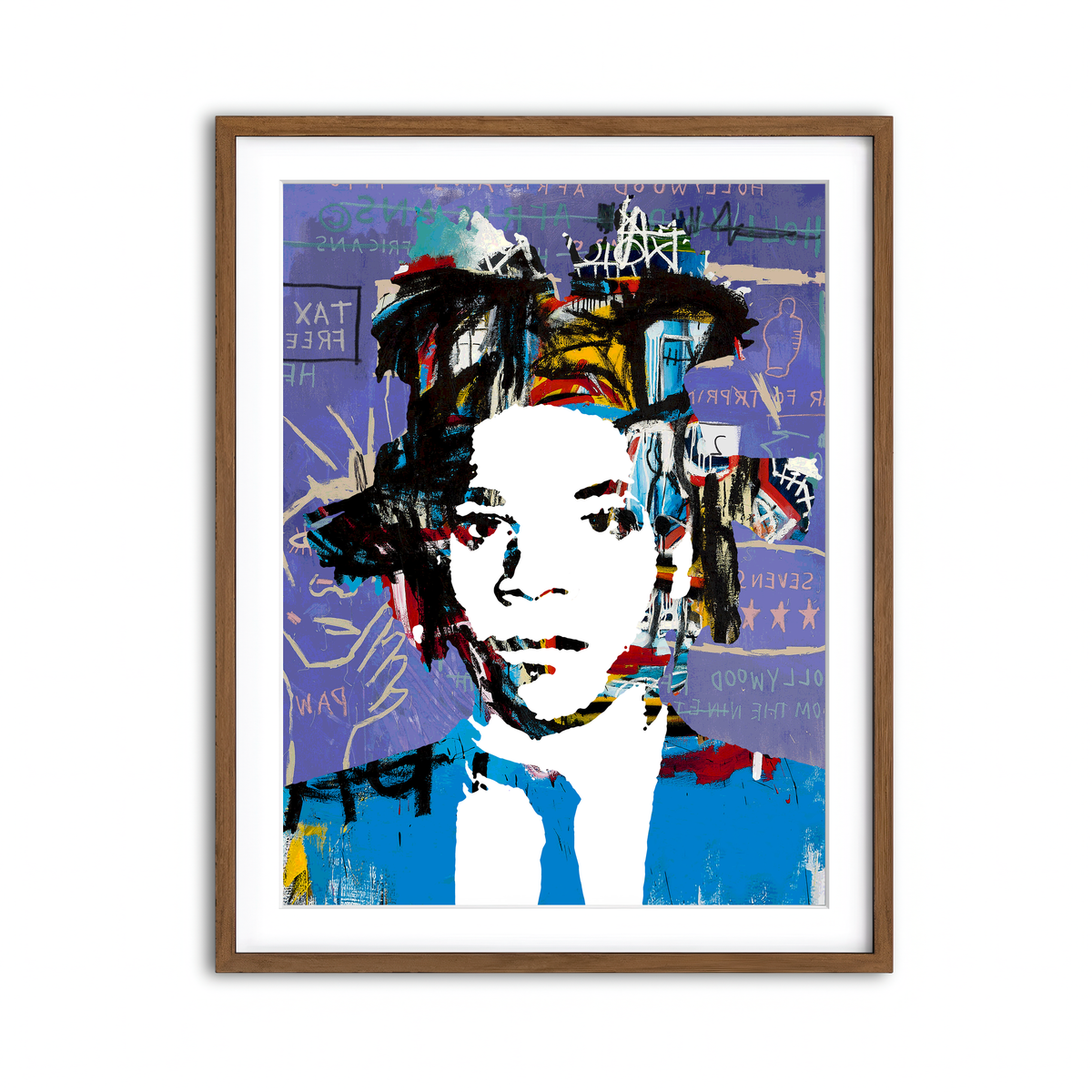 Framed Print 3x4 Walnut