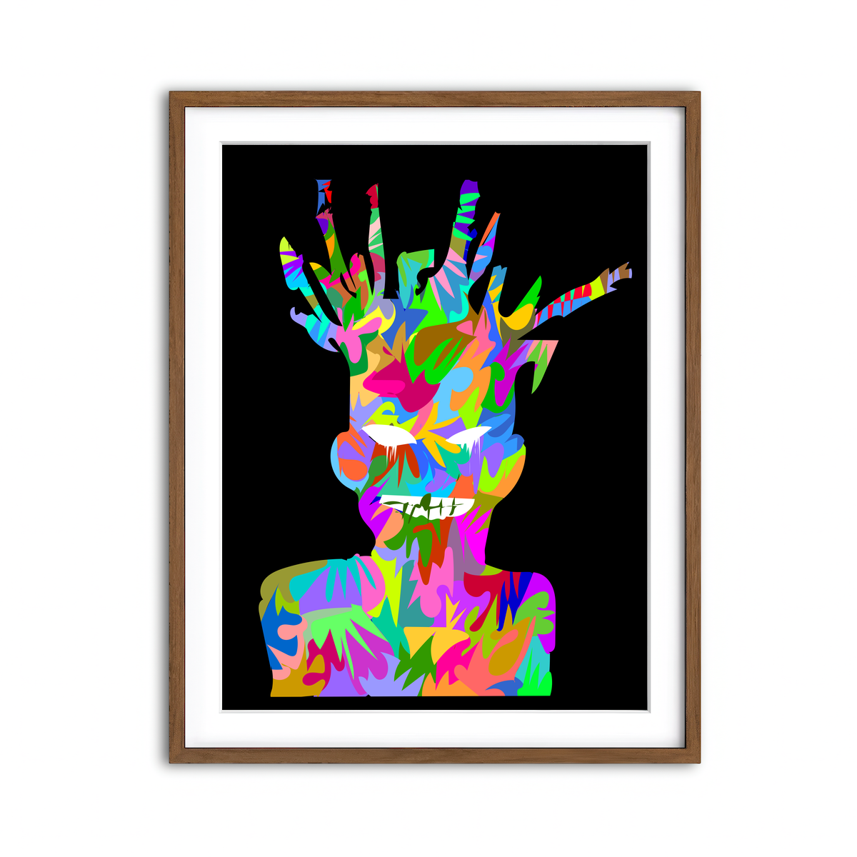 Framed Print 3x4 Walnut