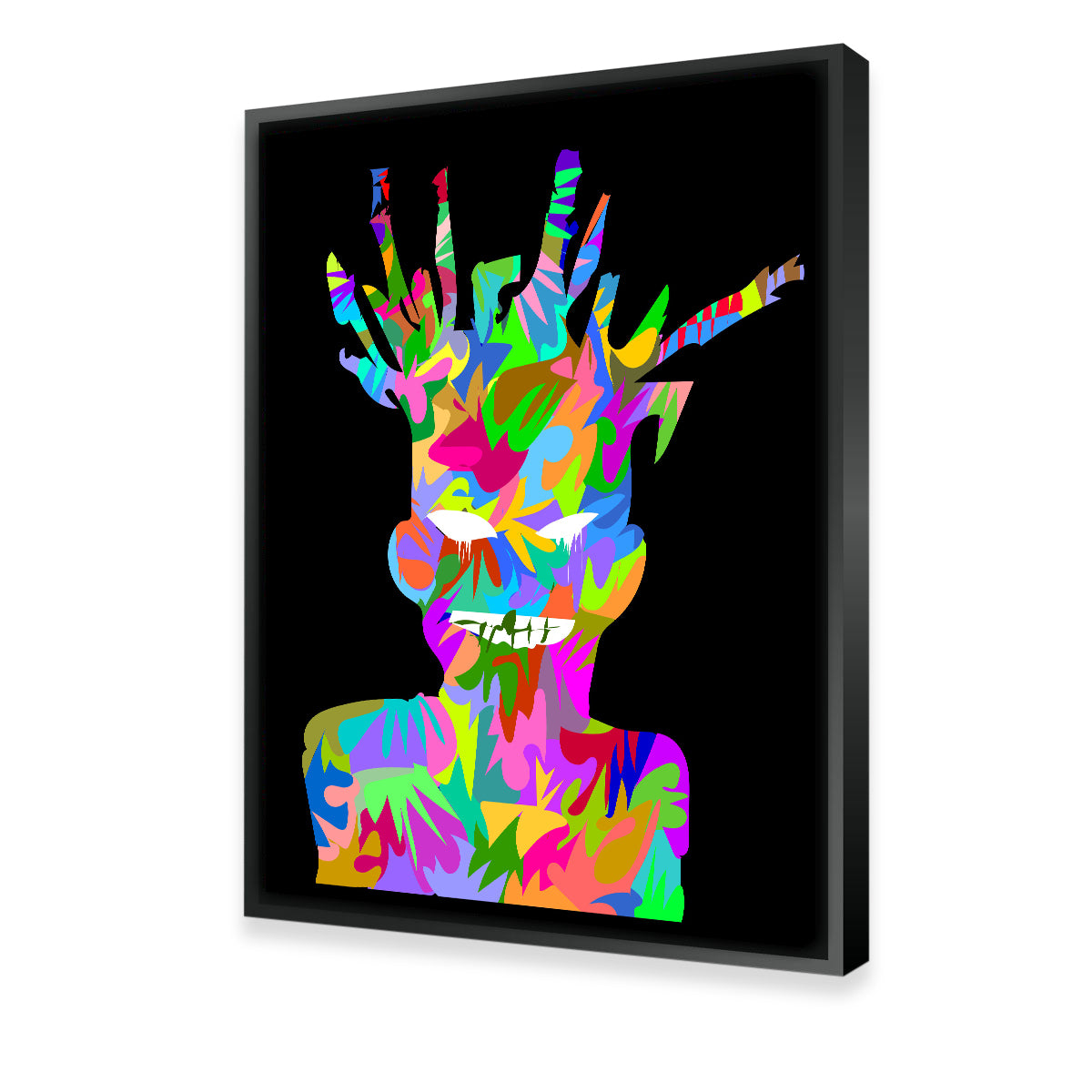 Basquiat Self Portrait Wall Art