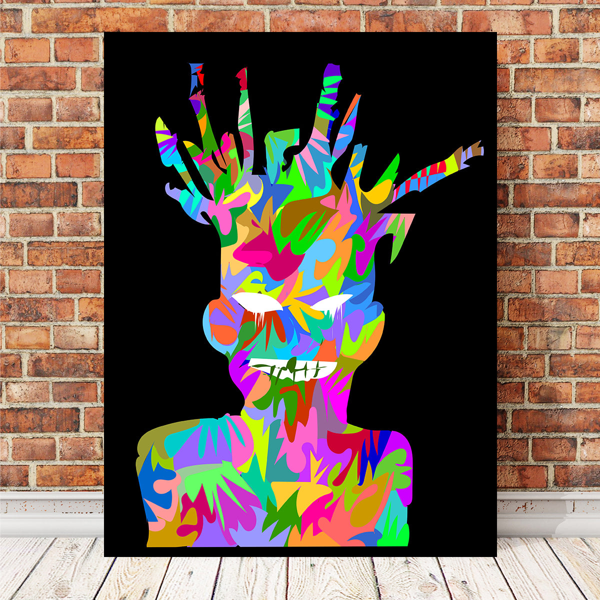 Basquiat Self Portrait Wall Art